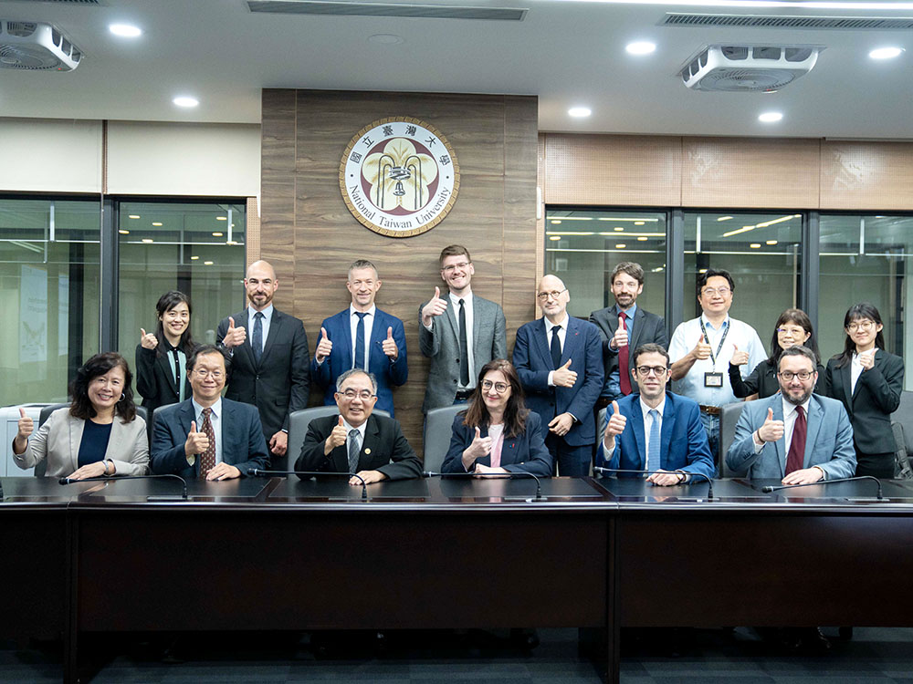 Leaders of French academia visit NTU to deepen collaboration-封面圖