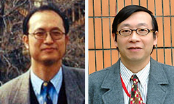 吳明賢副教授（左)、楊偉勛副教授（右)
