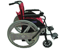 Hand wheel motor electrical wheelchair.