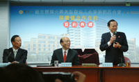 Minister of the Department of Health, Dr. Ching-chuang Yeh delivered a speech