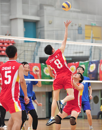PINE Universities engage in friendly basketball, badminton, and volleyball sports games Aug. 26-27.
